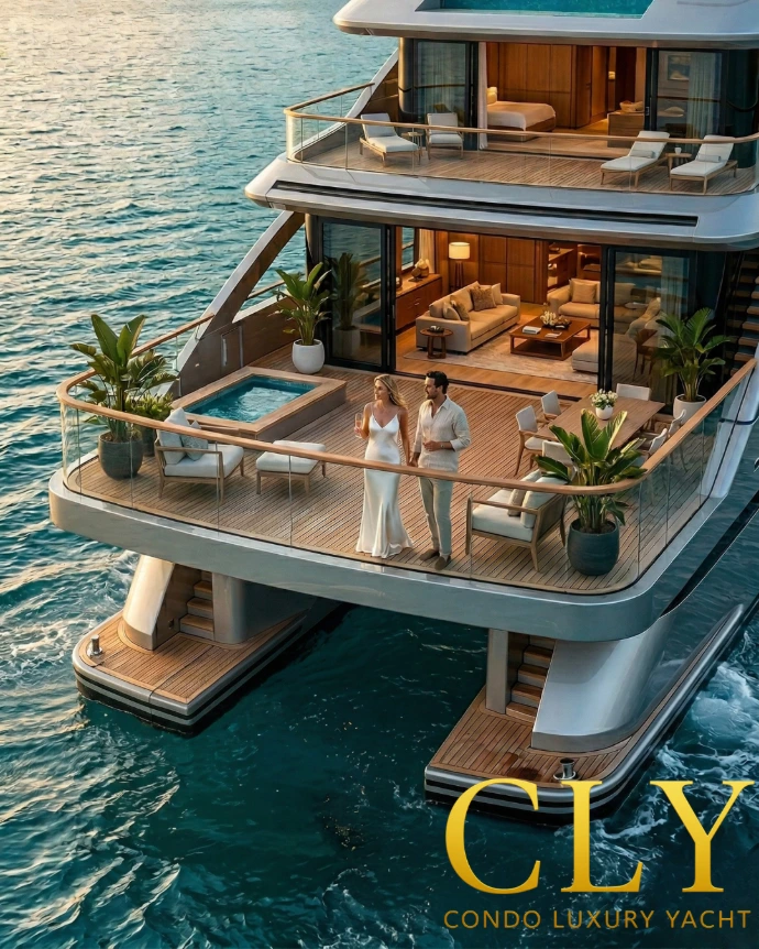 CLY CONDO LUXURY YACHT CATAMARAN